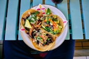 Tacos with fresh toppings